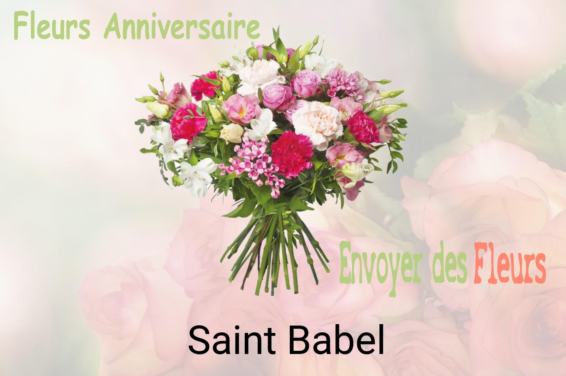 Bouquet de fleurs d’anniversaire livré à Saint-Babel